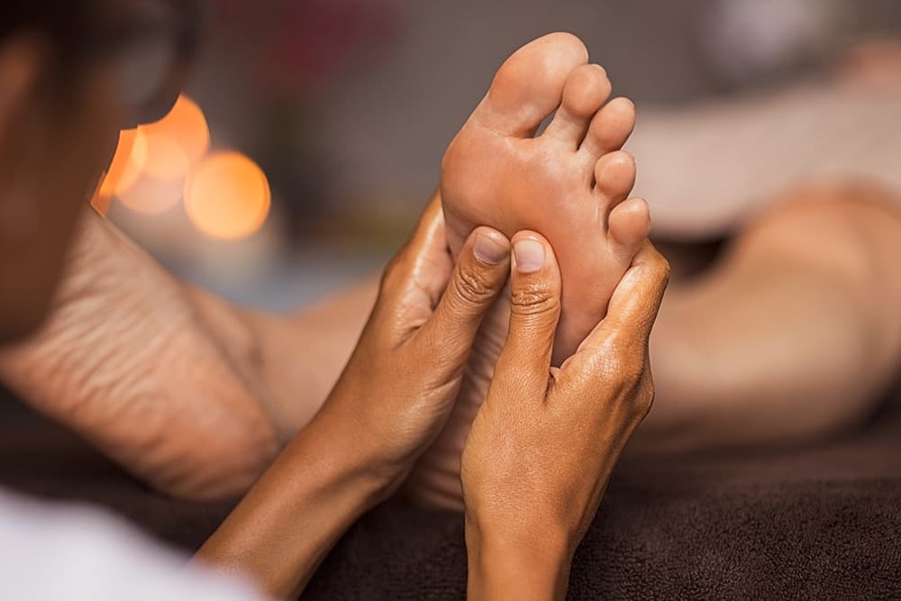 Reflexology massage at Kona Hawaii Massage